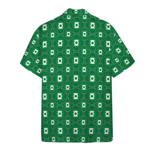 Gearhumans 3D Green Lantern Custom Hawaii Shirt 2 Gearhumans 3D Green Lantern Custom Hawaii Shirt - Image 2