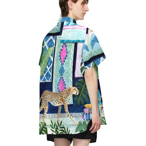 Gearhumans Cheetah in Morocco 3D Hawaii Shirt