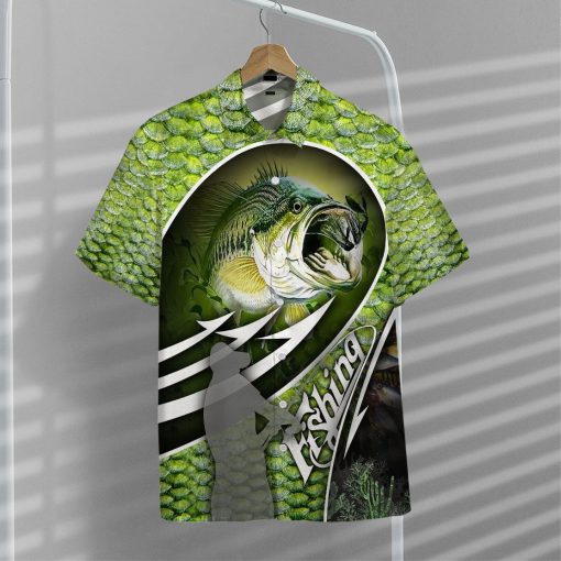 Gearhumans 3D Bass Fishing Hawaii Shirt - Image 6