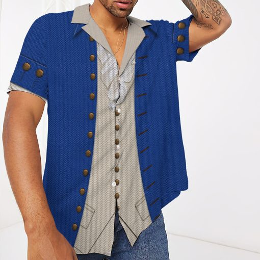 Gearhumans 3D Custom Alexander Hamilton Hawaii Shirt - Image 5