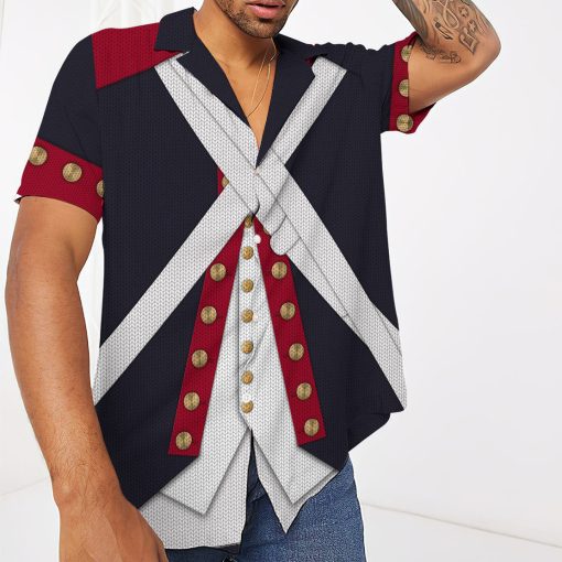 Gearhumans 3D Custom Continental Army Hawaii Shirt