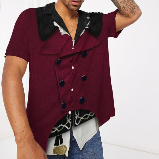 Gearhumans 3D Custom Aaron Burr Hawaii Shirt - Image 4