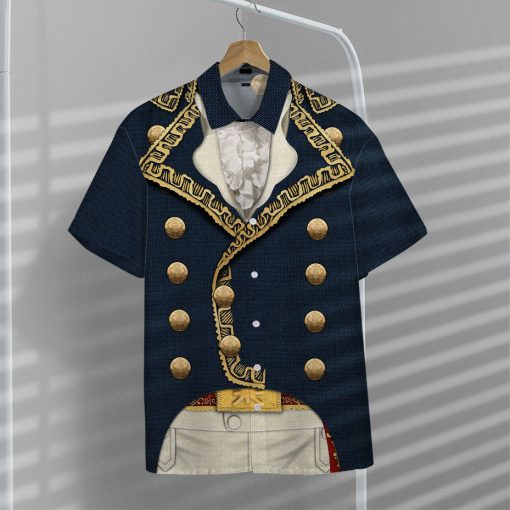 Gearhumans 3D Custom Marquis De Lafayette Hawaii Shirt - Image 6