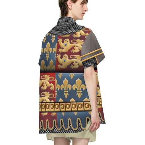 Gearhumans 3D Custom Edward III Of England Hawaii Shirt