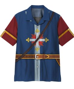 Gearhumans 3D Custom King's Musketeer Hawaii Shirt
