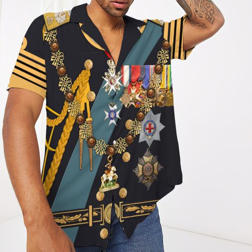 Gearhumans 3D Custom Prince Charles Hawaii Shirt - Image 4