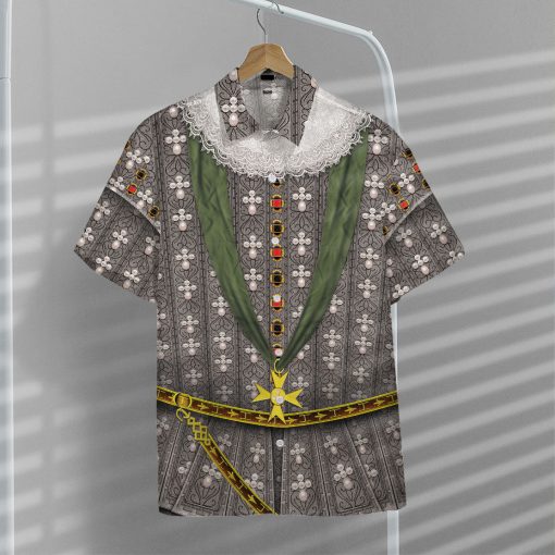 Gearhumans 3D Full Print Henry IV Of France Hawaii Shirt