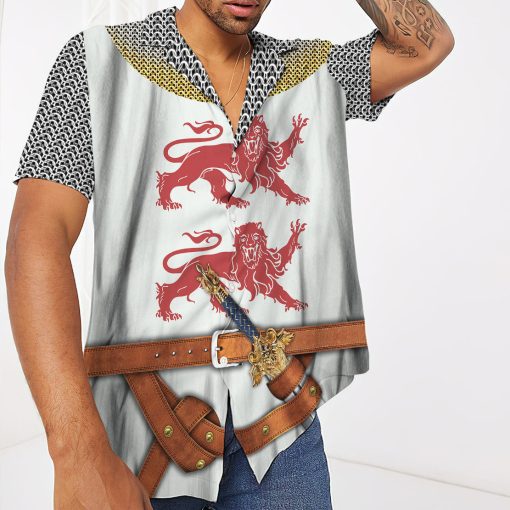 Gearhumans 3D Custom William I Of England Hawaii Shirt