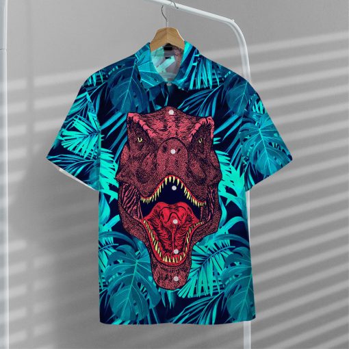 Gearhumans 3D Dinosaur Hawaii Shirt - Image 5