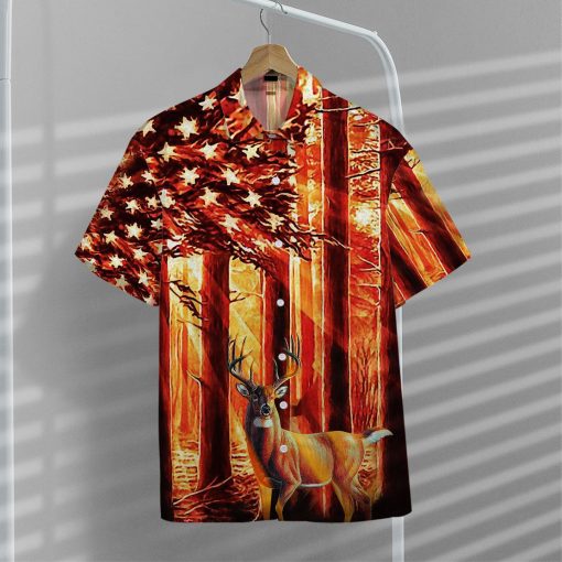 Gearhumans 3D Deer Hunting Hawaii Shirt - Image 6
