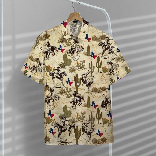 Gearhumans 3D Texas Rodeo Hawaii Shirt