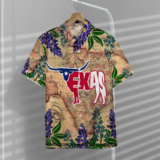 Gearhumans 3D Longhorn Flag Texas Hawaii Shirt - Image 5