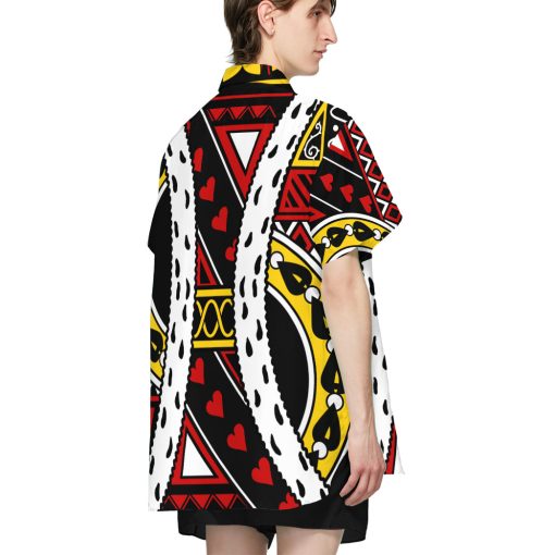 Gearhumans 3D King of Hearts Charles Hawaii Shirt