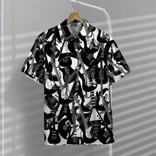 Gearhumans 3D Electric Guitar Hawaii Shirt - Image 5