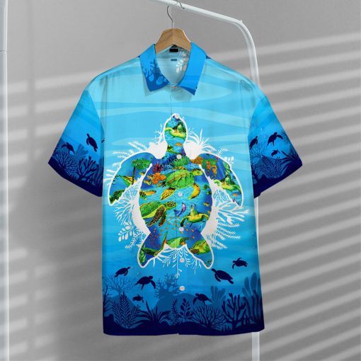 Gearhumans 3D Sea Turtle Hawaii Shirt - Image 6