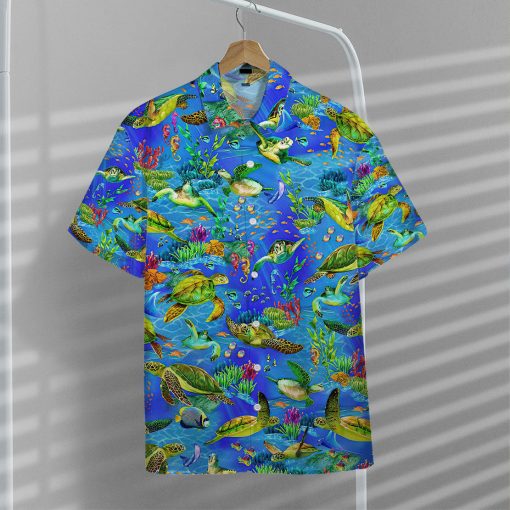 Gearhumans 3D Sea Turtle Hawaii Shirt 5 Gearhumans 3D Sea Turtle Hawaii Shirt - Image 5