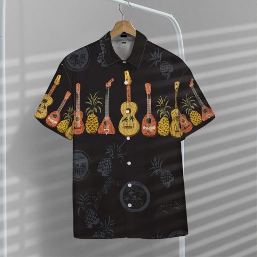 Gearhumans 3D Ukulele Hawaii Shirt