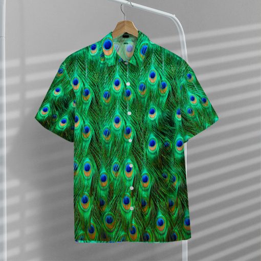 Gearhumans 3D Peacock Hawaii Shirt - Image 5