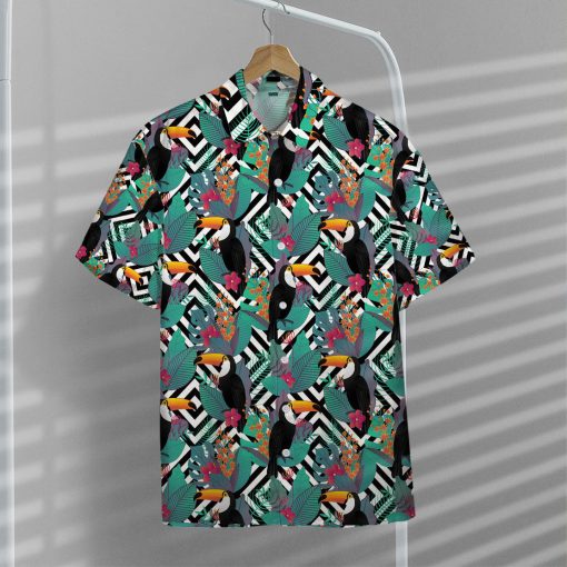 Gearhumans 3D Toco Toucan Hawaii Shirt - Image 6