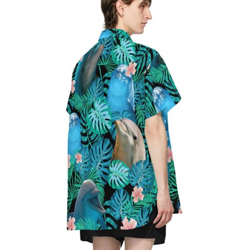 Gearhumans 3D Dolphins Hawaii Shirt - Image 4