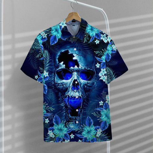 Gearhumans 3D Skull Hawaii Shirt