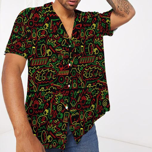Gearhumans 3D Reggae Hawaii Shirt - Image 4