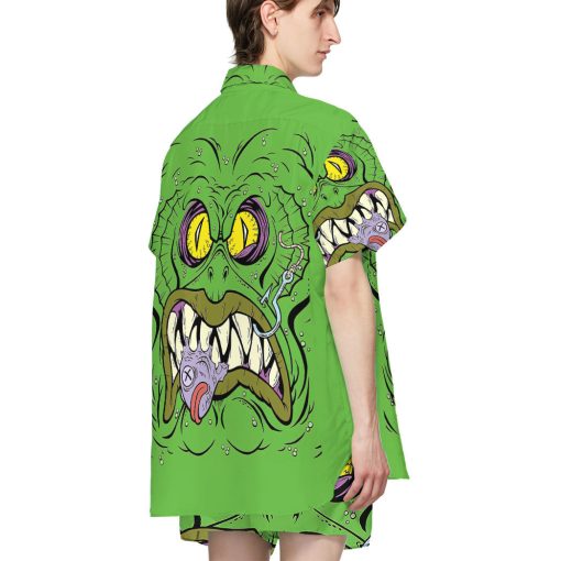 Gearhumans 3D Gruesome Gillman Custom Hawaii Shirt - Image 4