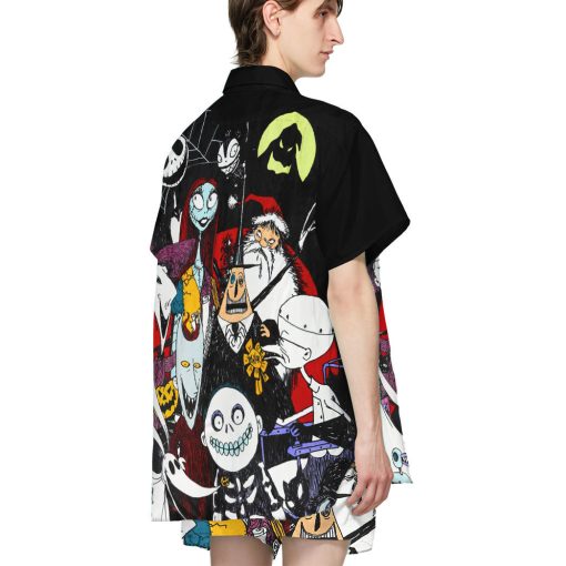 Gearhumans 3D Nightmare Before Christmas Custom Hawaii Shirt