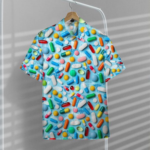 Gearhumans 3D Nurse Hawaii Shirt