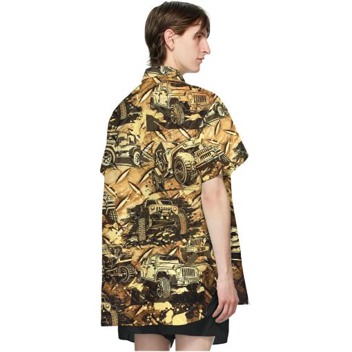 Gearhumans 3D Jeep Hawaii Shirt