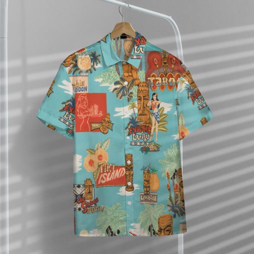 Gearhumans 3D Tiki Island Hawaii Shirt
