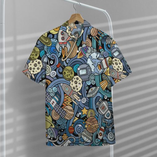 Gearhumans 3D Space Hawaii Shirt