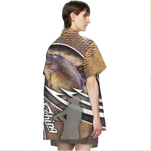 Gearhumans 3D Carp Fishing Hawaii Shirt