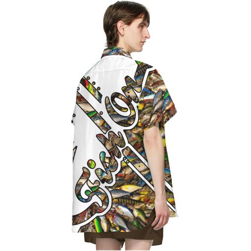 Gearhumans 3D Fish On Hook Hawaii Shirt 10 Gearhumans 3D Fish On Hook Hawaii Shirt