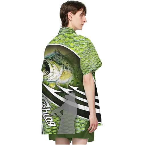 Gearhumans 3D Bass Fishing Hawaii Shirt - Image 5