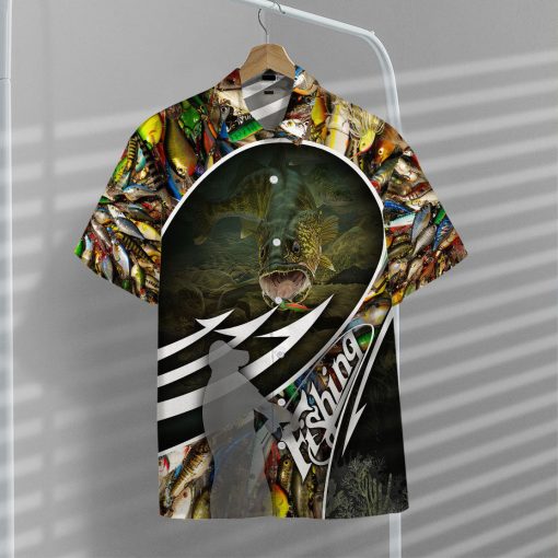 Gearhumans 3D Walleye Fishing Hawaii Shirt