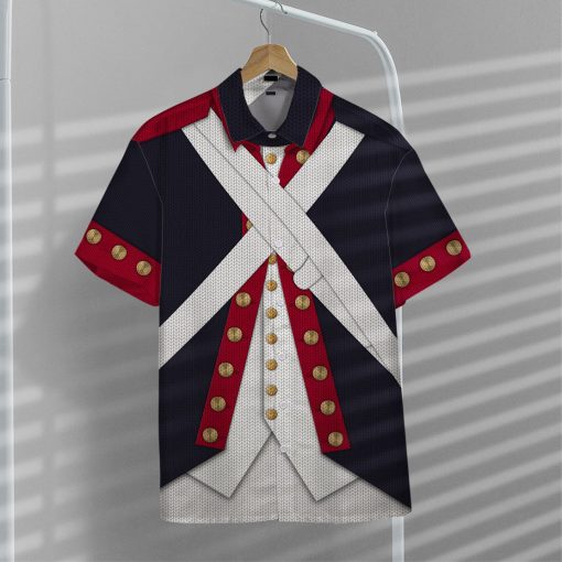 Gearhumans 3D Custom Continental Army Hawaii Shirt