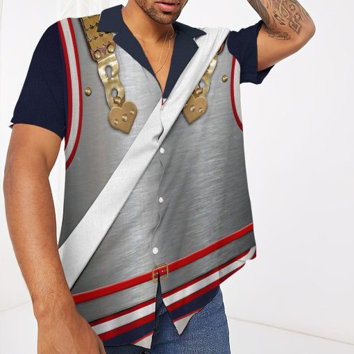 Gearhumans 3D Napoleonic French Heavy Cavalry Custom Hawaii Shirt