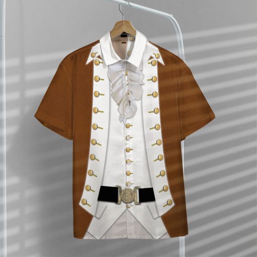 Gearhumans 3D Cosplay Alexander Hamilton Custom Hawaii Shirt - Image 8