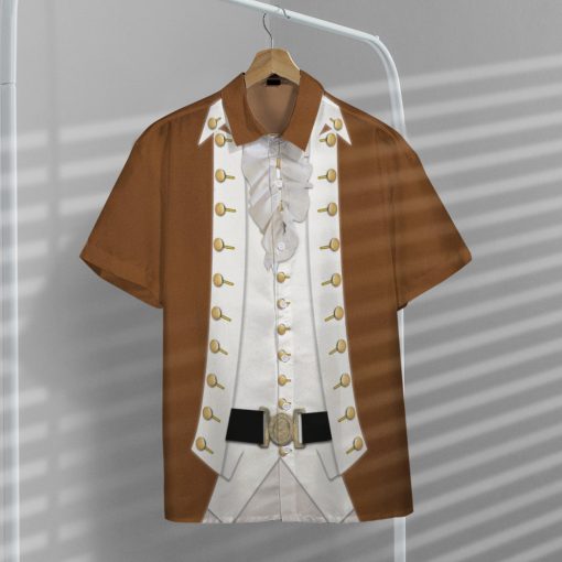Gearhumans 3D Alexander Hamilton Hawaii Shirt - Image 5