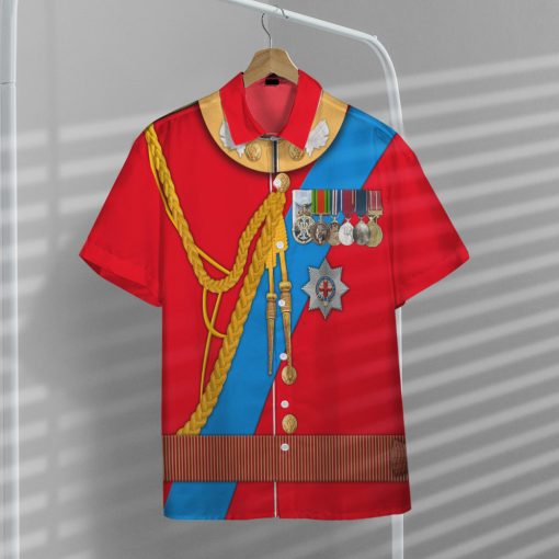 Gearhumans 3D Custom Queen Elizabeth Hawaii Shirt - Image 6