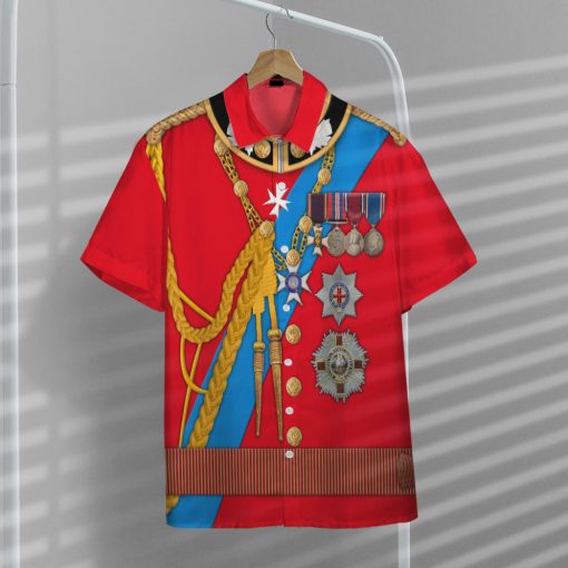 Gearhumans 3D Custom Edward Duke Of Kent Hawaii Shirt - Image 5