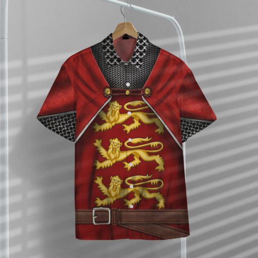 Gearhumans 3D Custom Edward I Of England Hawaii Shirt - Image 5