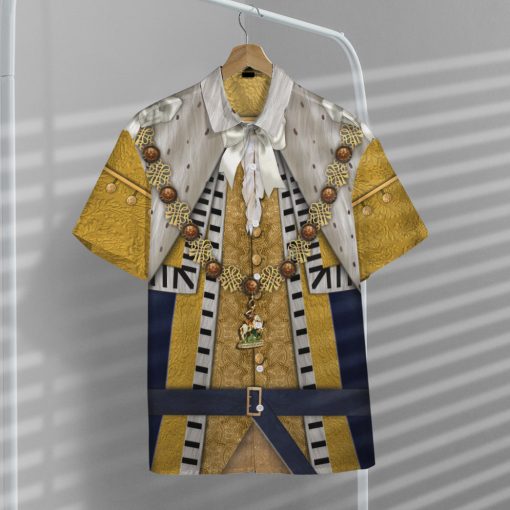 Gearhumans 3D Custom George III Hawaii Shirt - Image 5