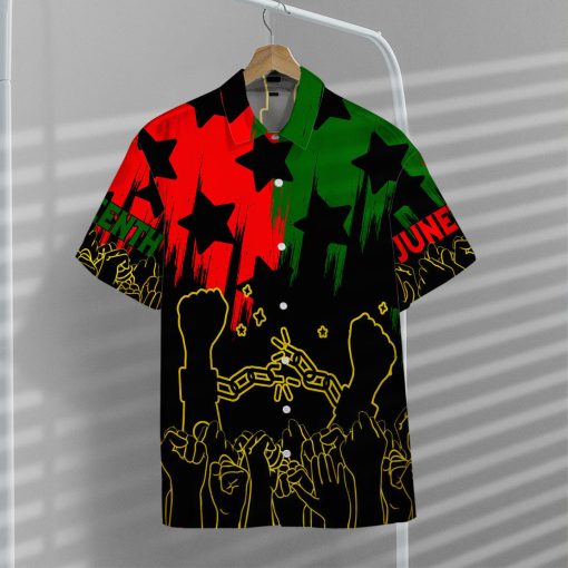 Gearhumans 3D Juneteenth Hawaii Shirt