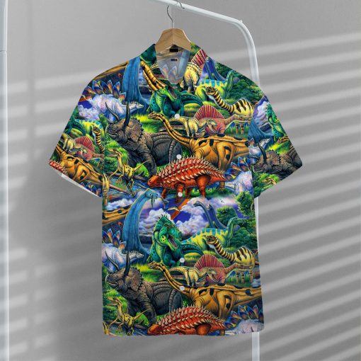 Gearhumans 3D Dinosaur Hawaii Shirt - Image 6