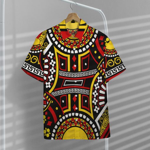 Gearhumans 3D Queen of Diamonds Rachel Hawaii Shirt