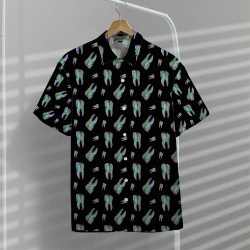 Gearhumans 3D Teeth Hawaii Shirt