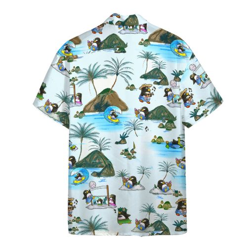 Gearhumans 3D Penguin Hawaii Shirt - Image 4