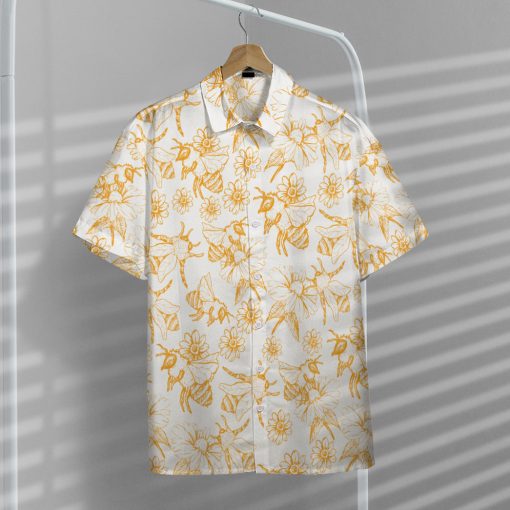 Gearhumans 3D Bees Hawaii Shirt - Image 5